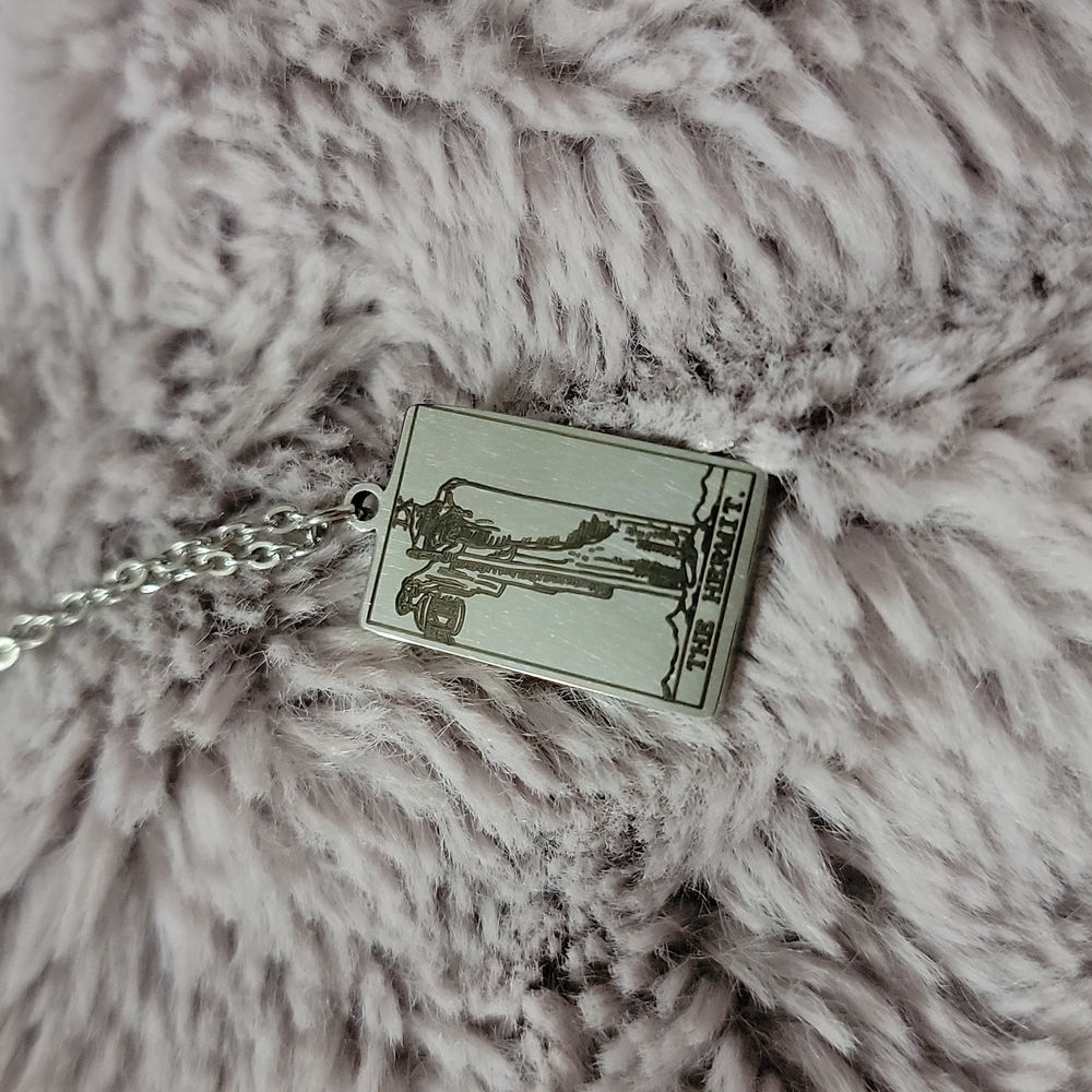 Tarot Card Necklace "The Hermit"
